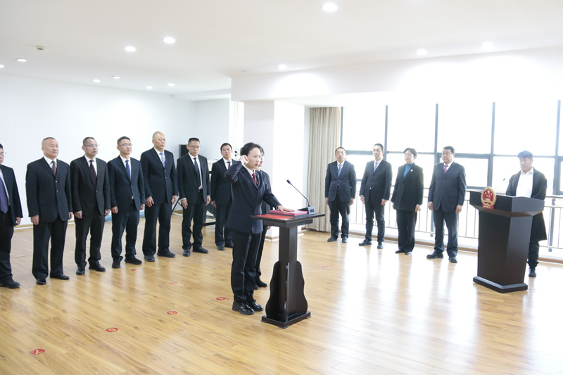 市人大常委会举行宪法宣誓仪式